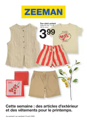 Zeeman (valable jusqu'au 10-04)