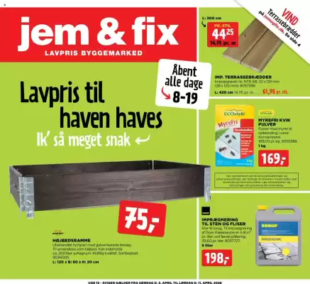 jem & fix (gælder indtil 11-04)
