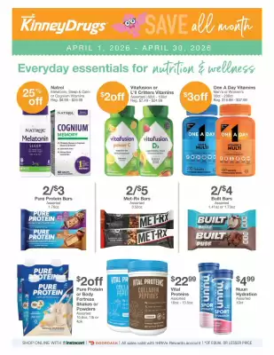 Kinney Drugs weekly ad