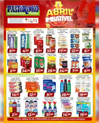 Catálogo Supermercado Pastorinho (válido até 16-04)
