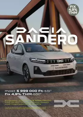 Dacia | Sandero (érvényes eddig: 30-04)