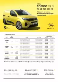 Opel leták | Combo Van Strana 1
