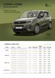 Opel leták | Combo Combi Strana 1