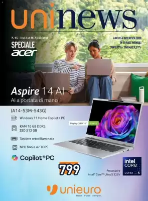 Unieuro (valido fino al 16-04)