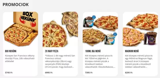 Pizza Hut akciós újság Oldal 1