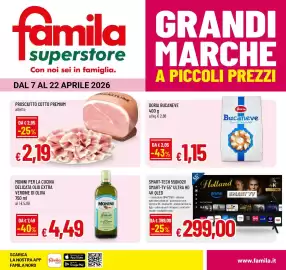 Volantino Famila Superstore Pagina 1