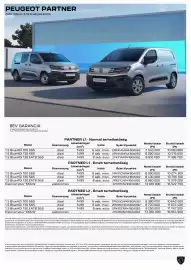 Peugeot akciós újság | Partner Oldal 1