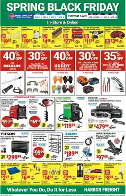 Harbor Freight Tools weekly ad (valid until 13-04)