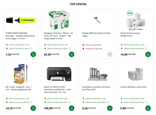 Bureau Vallée (válido hasta el 19-04)