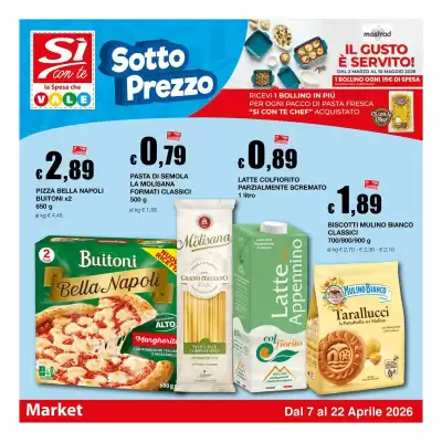 Volantino Sì con te Market (valido fino al 22-04)