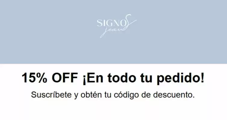 Signos Jeans (válido hasta 30-04)