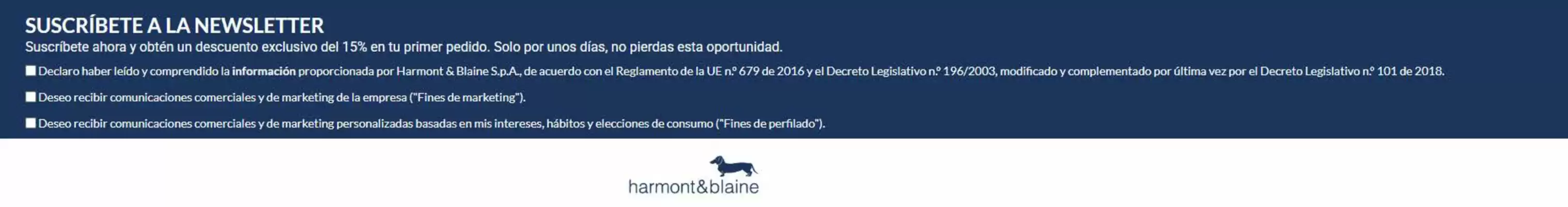 Harmont & Blaine (válido hasta 30-06)