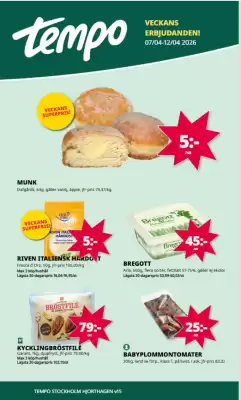 Tempo (giltig till och med 12-04)