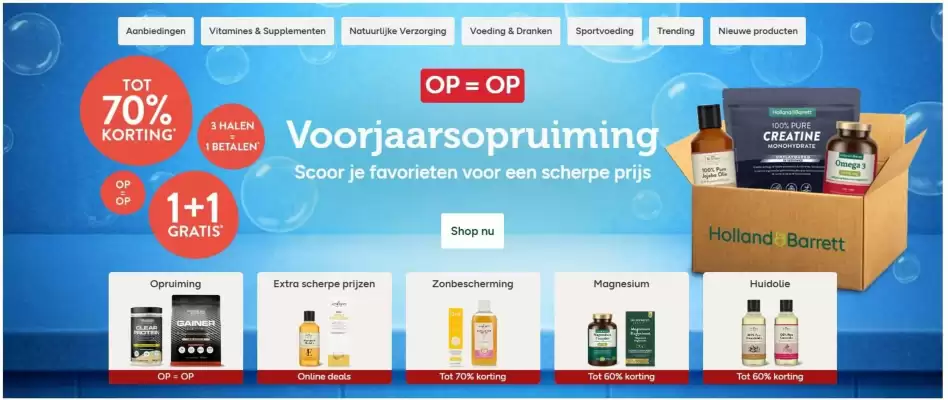 Holland & Barrett (geldig t/m 7-05)