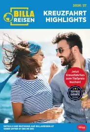 Billa Reisen Flugblatt Seite 1