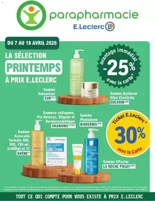 Catalogue E.Leclerc Parapharmacie (valable jusqu'au 18-04)