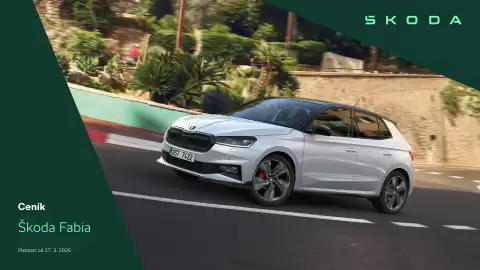Škoda leták | Fabia Strana 1