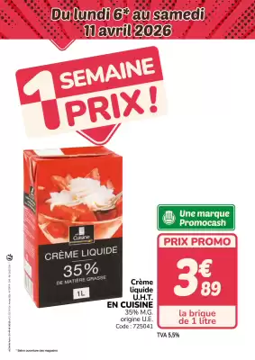 Promocash (valable jusqu'au 11-04)