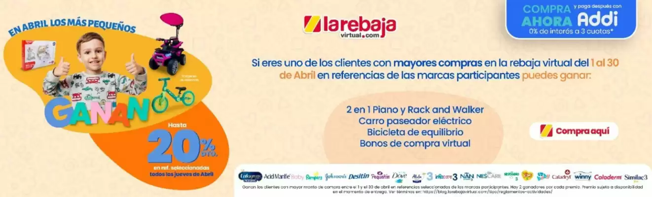 La Rebaja (válido hasta 30-04)