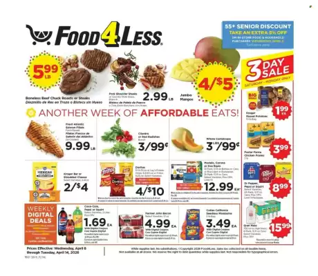 Food 4 Less weekly ad (valid until 14-04)