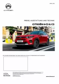 Citroen Flugblatt | C3/ ё-C3 Seite 1