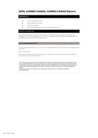 Opel Flugblatt | Combo(Electric) Cargo Seite 24