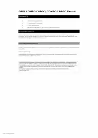 Opel Flugblatt | Combo(Electric) Cargo Seite 24