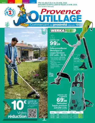 Catalogue Provence Outillage (valable jusqu'au 26-04)