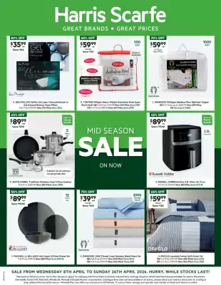 Harris Scarfe catalogue (valid until 26-04)