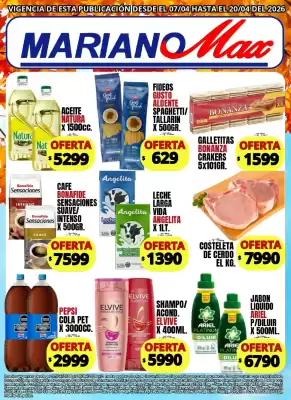 Mariano Max (válido hasta 21-04)