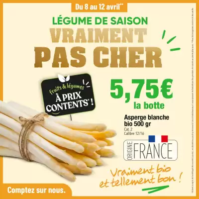 Les Comptoirs de la Bio (valable jusqu'au 12-04)