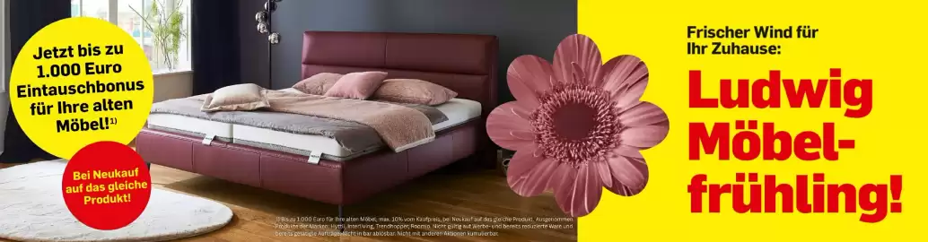 Möbel Ludwig Prospekt woche 15 Seite 1