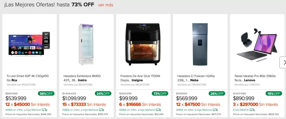 Megatone (válido hasta 20-04)