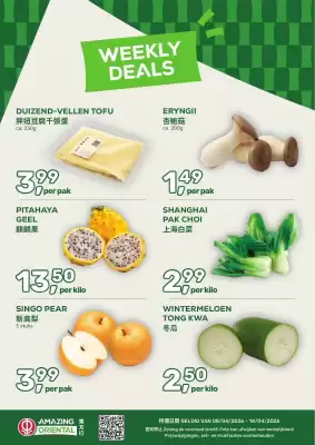 Amazing Oriëntal (geldig t/m 14-04)