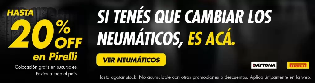 Catálogo Daytona Página 1