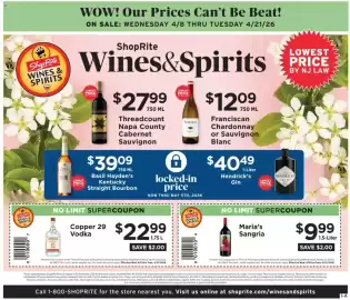 ShopRite flyer Page 1