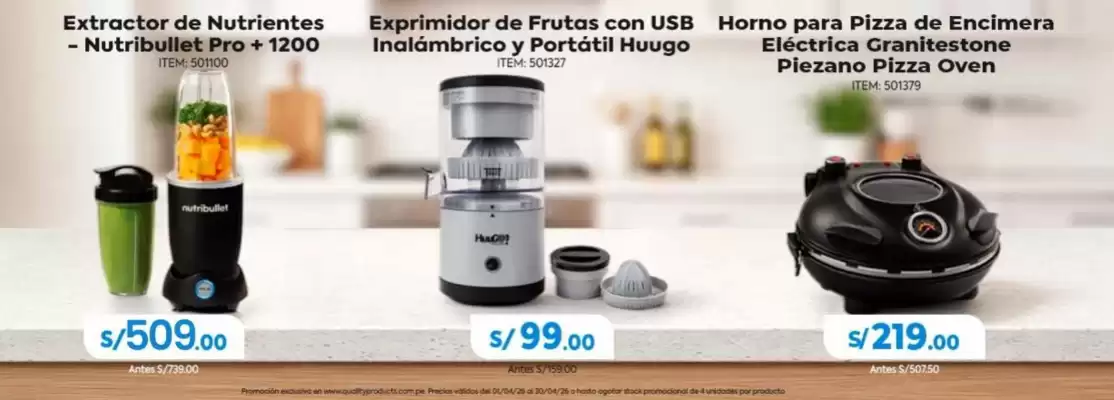 Quality Products (válido hasta 30-04)