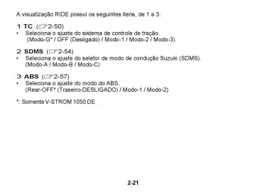 Catálogo Suzuki Motos Página 62