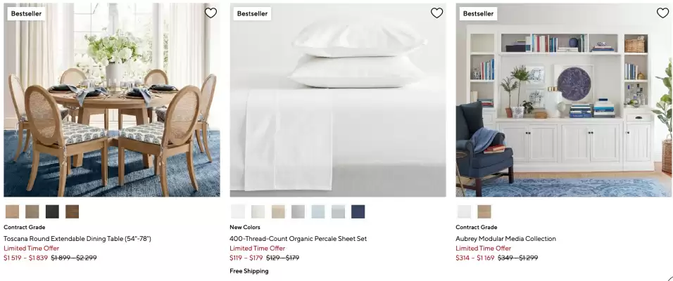 Pottery Barn (valid until 21-04)