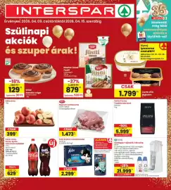 Interspar akciós újság hét 15 Oldal 1