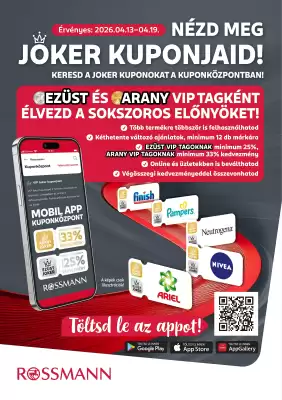 Rossmann akciós újság (érvényes eddig: 19-04)