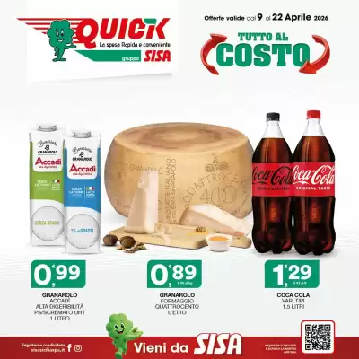 Quick Sisa (valido fino al 22-04)
