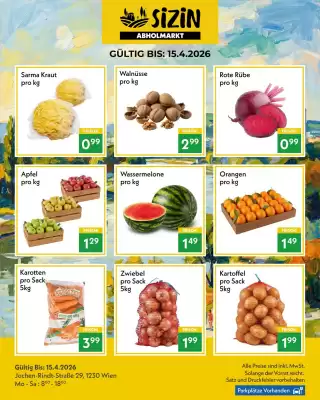 Sizin Foods (gültig bis 15-04)