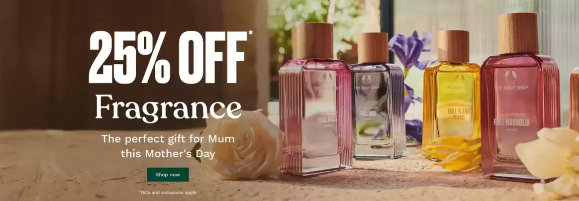 The Body Shop (valid until 30-04)