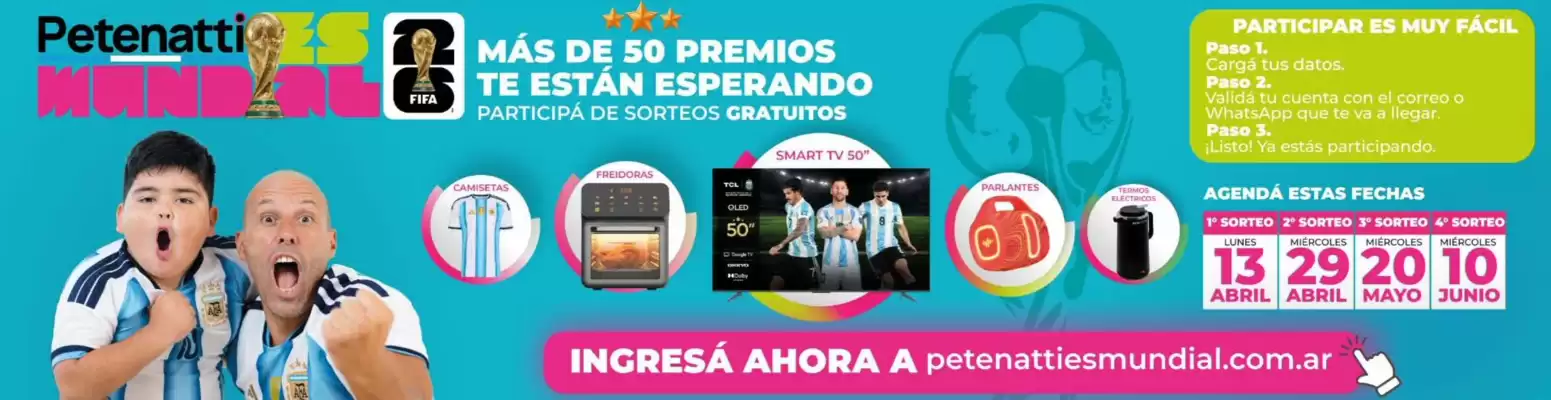 Petenatti Hogar (válido hasta 10-06)