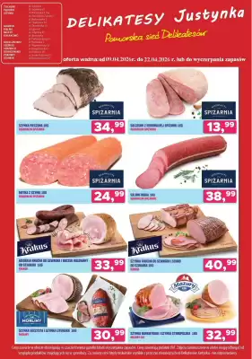 Delikatesy Justynka (ważność do 22-04)