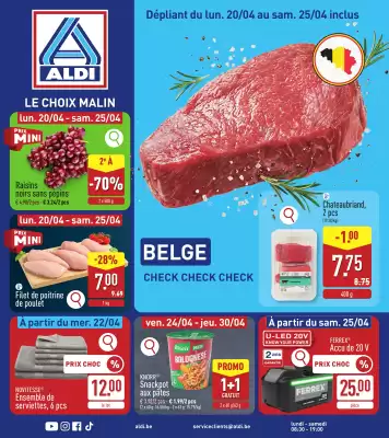 ALDI Dépliant (geldig t/m 25-04)