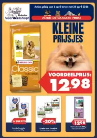 Huisdier Voordeelshop folder Pagina 1