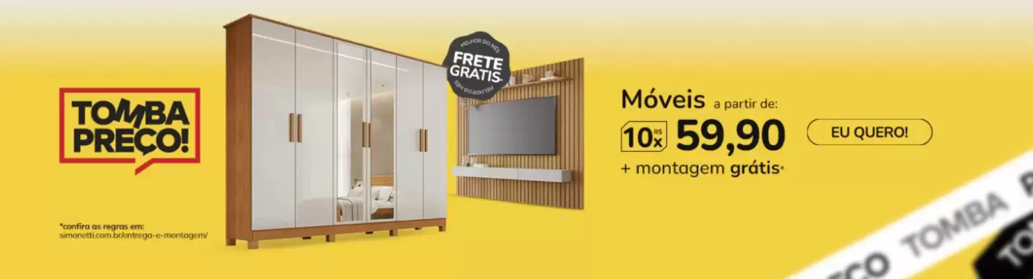 Móveis Simonetti (válido até 7-05)