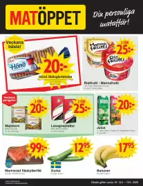 Matöppet reklamblad vecka 16 Sida 1